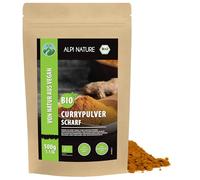 Alpi Nature Curry Poudre Piquante BIO 500g, Épices Indiennes de Qualité Supérieure, Poudre de Curry Piquante