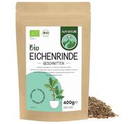 Alpi Nature Écorce de Chêne Thé BIO 400g, Écorce de Chêne Séchée et Coupée pour la Préparation du Thé