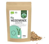 Alpi Nature Écorce de Saule Blanc Thé BIO 125g, Écorce de Saule Blanc séchée et Coupée, Thé en Vrac