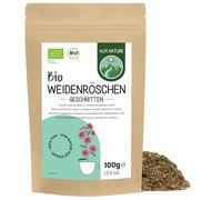 Alpi Nature Epilobe Tisane BIO 100g, bio Saule Blanc Séché et Coupé à Petites Fleurs, Thé en Vrac