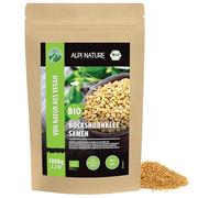 Alpi Nature Fenugrec Graine BIO 1kg, bio Graines de Fenugrec Entières pour la Cuisine