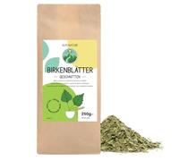 Alpi Nature Feuilles de Bouleau Coupées 250g, Feuilles de Bouleau Séchées et Coupées, Thé en Vrac