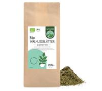 Alpi Nature Feuilles de Noyer BIO 250g, Feuille Séchées et Coupées, Thé en Vrac