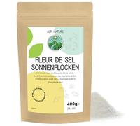 Alpi Nature Fiocchi di Sale Marino Sunflakes 400g di Alpi Nature, Fiocchi di Sale Fleur de Sel 0.5-3 mm Raccolti a Mano