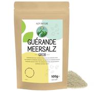 Alpi Nature Fleur de Sel de Guérande Gros 100g, Sel de Guerande PGI <6mm pour Cuisiner et Griller