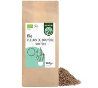 Alpi Nature Fleurs de Bruyère Séchées BIO 200g, bio Fleurs de Bruyère Frottées, Thé en Vrac