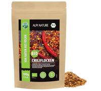 Alpi Nature Flocons de Piment BIO 100g, Piments Séchés Capsicum Annuum, Flocons de Piment Fort pour la Cuisine