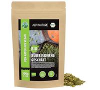 Alpi Nature Graine de Courge BIO 500g, Graines de Courge Crues et Pelées pour Salades, Smoothies et Desserts