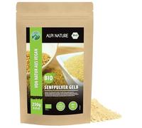 Alpi Nature Graines de Moutarde BIO Jaune Blanche Moulues 250g, Graine de Moutarde en Poudre