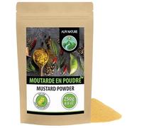 Alpi Nature Graines de Moutarde Jaune Blanche Moulues 250g, Graine de Moutarde en Poudre