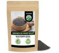 Alpi Nature Graines de Pavot Bleu 1kg, Pavot de Californie Graine pour la Cuisine et la Pâtisserie