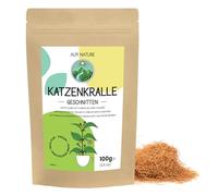 Alpi Nature Griffe de Chat Tisane 100g, Écorce de Griffe de Chat Séchée et Coupée, Thé en Vrac