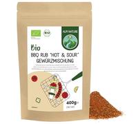 Alpi Nature Mélange d'Épices BBQ BIO Hot & Sour 400g, bio Epices pour Barbecue, Marinade pour Barbecue, BBQ rub au Piment