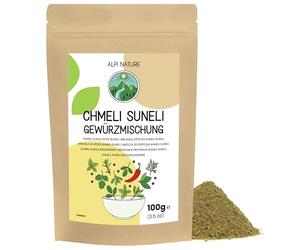 Alpi Nature Mélange d'Épices Khmeli Suneli 100g, Épices Asiatiques et Géorgiennes pour Assaisonner et Cuisiner