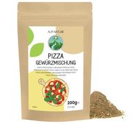 Alpi Nature Mélange d'Épices Pizza 200g, Épices et Herbes pour Pizza, Mélange d'Herbes Italiennes