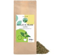 Alpi Nature Melisse Tisane 250g, Thé en Vrac, Thé aux Feuilles de Mélisse Séchées et Coupées