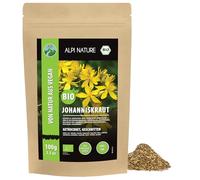 Alpi Nature Millepertuis Thé BIO 100g, Herbe de Millepertuis Séchée et Coupée, Thé en Vrac