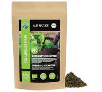 Alpi Nature Ortie Tisane BIO 125g, Feuilles d'Ortie Séchées et Coupées pour Thé, Urtica dioica