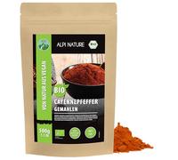 Alpi Nature Piment de Cayenne BIO 500g, Poivre de Cayenne Moulu, Poudre de Piment Fort
