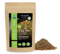 Alpi Nature Pizza et Pâtes BIO Mélange d'Épices 250g, Assaisonnement pour Pizza et Pâtes, Épices Bio