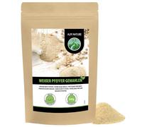 Alpi Nature Poivre Blanc Moulu 500g, Poivre en Grain Moulu pour la Cuisine