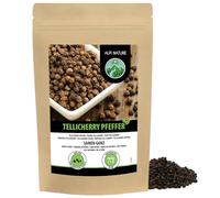 Alpi Nature Poivre en Grain Noir de Tellicherry 500g, Poivre Noir en Grain Entier Tellicherry