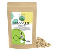 Alpi Nature Racine de Guimauve Tisane 125g, Racine de Guimauve Coupée et non Pelée, Thé en Vrac