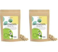 Alpi Nature Racine de Guimauve Tisane 500g, Racine de Guimauve Coupée et non Pelée, Thé en Vrac (Lot de 2)