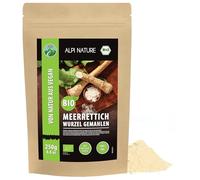Alpi Nature Raifort en Poudre BIO 250g, Poudre de Racine de Raifort Moulue pour la Cuisine