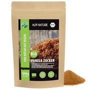 Alpi Nature Sucre Panela BIO 1kg, Sucre de Canne Brut non Raffiné, Édulcorant Naturel
