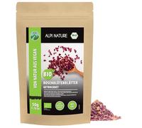 Alpi Nature Thé à la Rose BIO 50g, Pétales de Rose Séchés pour Thé Floral et Infusion