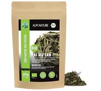 Alpi Nature Thé Blanc Pai Mu Tan BIO 200g, Feuilles de The Blanc Pai Mu Tan, Naturellement Caféiné