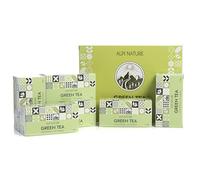 Alpi Nature Thé Vert, 120 Sachets de Thé Vert, 180g (6 Boîtes de 20 Sachets de 1.5g), Naturellement Caféiné