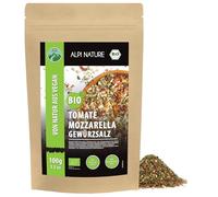 Alpi Nature Tomate et Mozzarella BIO Mélange d'Épices 100g, Assaisonnement Italien pour Cuisine