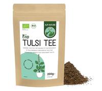 Alpi Nature Tulsi Thé BIO 200g, Basilic Sacré Séché et Frotté, Feuilles de Tulsi, Thé en Vrac