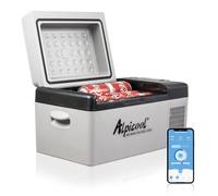 Alpicool C20 20L Réfrigérateur de Voiture Portable Mini Frigo 12/24V Électrique Réfrigérateur Capacité Congelateur Congélation -20℃ pour Maison, Voiture, Camping