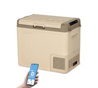 Alpicool GE-Series Réfrigérateur de voiture portable 50L, mini réfrigérateur camping, compresseur 12/24V DC, pour voiture, camion, voyage, aliments & boissons