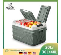 Alpicool NLS 20L 30L 40L réfrigérateur de voiture Mini réfrigérateur congélateur 12 V refroidisseur à compresseur Portable 12/24 V DC 100-240 V AC pour le Camping