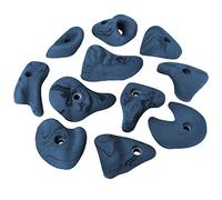 ALPIDEX 11 Prises d'escalade | Taille L | Anse | Différentes Formes, Couleurs | Pierres Poignées Escalade - Couleur:Bleu-moucheté