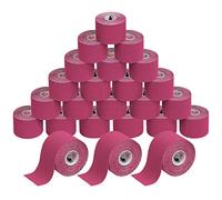 ALPIDEX 24 Rouleaux Ruban Adhésif de Kinésiologie Diverse Couleurs 5 m x 5,0 cm E -Book Exemples D'application Bandes Kinesiology Tape, Couleur:rose