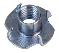 ALPIDEX 250 Écrous à Griffes M10 x 13 mm Zingués pour Bois - Écrous en T pour Prises d’Escalade, Murs d’Escalade, Murs de Bloc et Projets de Bricolage