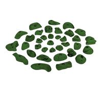 ALPIDEX 35 Prises Escalade Mur Pierre Extérieur Intérieur 3-5 m² | Poignée, Accroche, Arbre, Bloc, Grip, Kit, Support, dès 3 ans, jusqu'à 200 kg, vis incluses, plastique, multicolore
