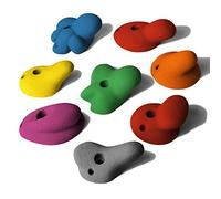 ALPIDEX 8 XL Prises d'escalade | Prises d'Anse | Contre-Dépouilles Profondes à Moyennes | Pierres Escalade | Très Grandes Poignées - Couleur:Couleur mélangée