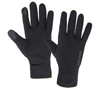 ALPIDEX Gants Sport Légers Tactiles Course Thermique Antiderapant Running Velo Femme Homme Coupe-Vent Respirant Chaud, Taille:M, Couleur:Black