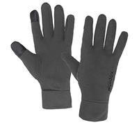 ALPIDEX Gants Sport Légers Tactiles Course Thermique Antiderapant Running Velo Femme Homme Coupe-Vent Respirant Chaud, Taille:L, Couleur:Grey