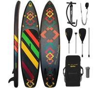 ALPIDEX Paddle Gonflable Adulte 320x76x15cm 200kg Sup Stand Up Set Black