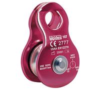 ALPIDEX Poulie de Renvoi 20 KN | Poulie de Mouflage | Mobile Pulley | Norme EN12278 | Câbles Jusqu'à 11 mm Diamètre | Palan Câble | Treuil Guide Câble | Oulies de Levage, Couleur:Red