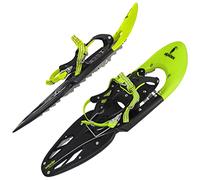 ALPIDEX Raquette Neige 38-46 Jusqu'à 140 kg Sac Transport Bâtons Optionnel, Couleur:Lime sans bâtons