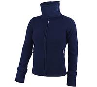 ALPIDEX Veste Polaire Femme Chaude Douce Col Haut Zippé Automne Hiver Printemps Manches Longues Pull Fourrure Doux Confort Outdoor Randonnée, Taille:XL, Couleur:navy