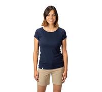 ALPIN LOACKER T-Shirt en Laine mérinos pour Femme à Manches Courtes et Polo - Respirant - Séchage Rapide - pour Le Sport et la randonnée - T-Shirt et Haut Thermique, Marine L